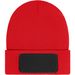 Beanie with Patch (10cm x 5 cm) - Thinsulate - Wärmende Strickmütze mit Zwischenfutter aus Thinsulate™ mit Baumwoll-Patch