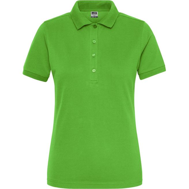 Ladies' BIO Stretch-Polo Work - SOLID - - Polo aus weichem Elastic-Piqué