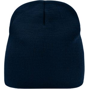 Beanie No.1 - Enganliegende Strickmütze ohne Umschlag