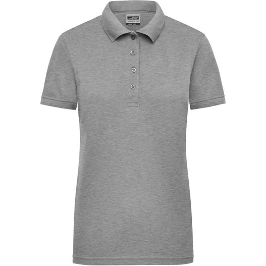 ein frauen poloshirt in grau Ladies' Workwear Polo - Pflegeleichtes und strapazierfähiges Polo (Bild 1)