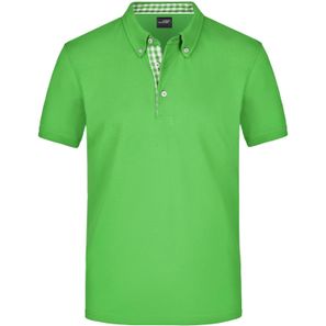 Men's Plain Polo - Polo mit Button-Down Kragen