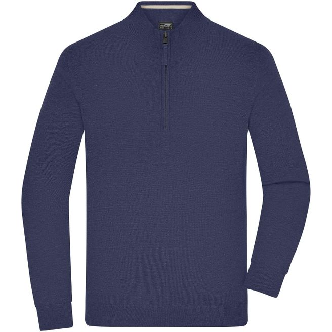 Men's Half-Zip Troyer - Klassischer Troyer aus Baumwolle