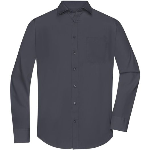 Men's Shirt Longsleeve Poplin - Klassisches Shirt aus pflegeleichtem Mischgewebe (Bild 1)