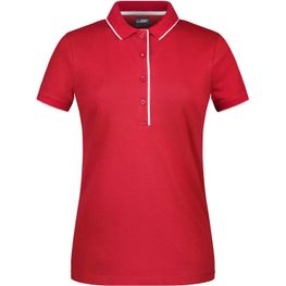 Ladies' Polo Stripe - Klassisches Polo mit Kontraststreifen