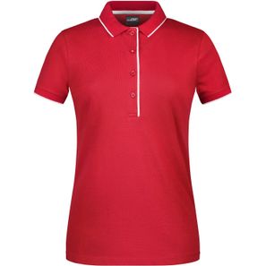 Ladies' Polo Stripe - Klassisches Polo mit Kontraststreifen