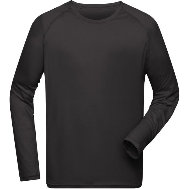 Produktabbildung Men's Sports Shirt Long-Sleeved - Langarm Funktionsshirt aus recyceltem Polyester für Sport und Fitness Men's Sports Shirt Long-Sleeved - Langarm Funktionsshirt aus recyceltem Polyester für Sport und Fitness