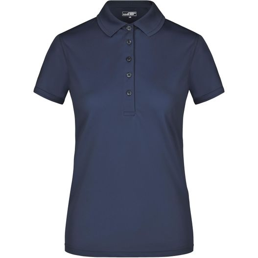 ein frauen poloshirt in marineblau Ladies' Active Polo - Funktionelles Polo für Freizeit und Sport (Bild 1)