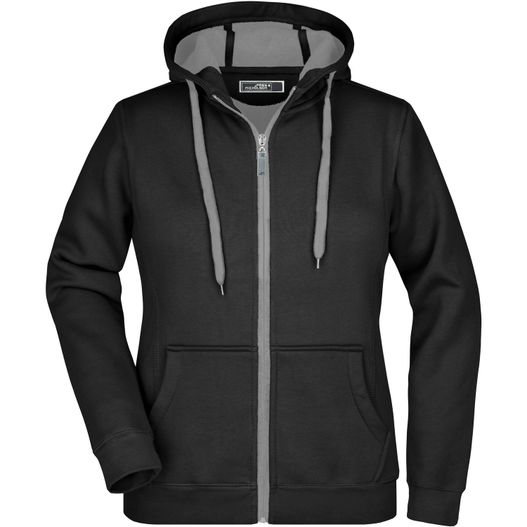 Ladies' Doubleface Jacket - Sportive Jacke mit Kapuze (Bild 1)