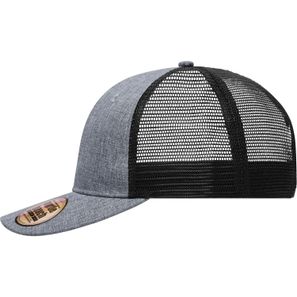 6 Panel Mesh Cap Mélange - Stylische Mesh Cap in moderner Mélange-Optik