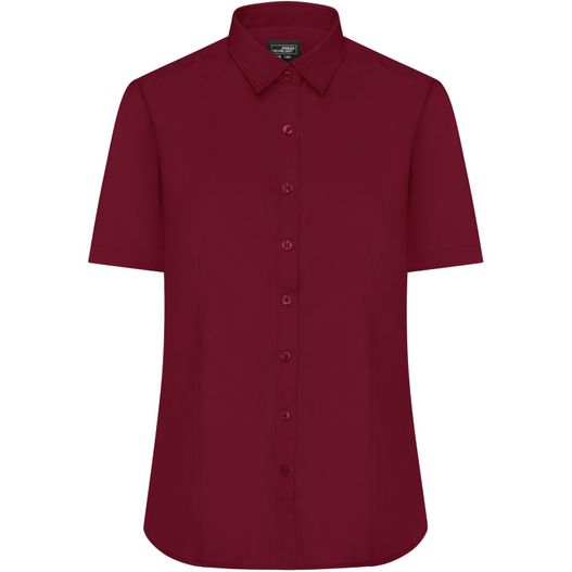 Ladies' Shirt Shortsleeve Poplin - Klassisches Shirt aus pflegeleichtem Mischgewebe (Bild 1)
