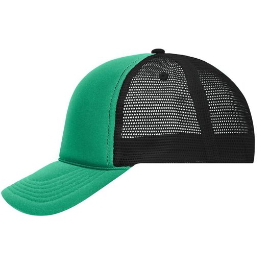 5 Panel Retro Mesh Cap - 5 Panel Cap mit retrogetreuer Zierkordel über dem Schild (Bild 1)