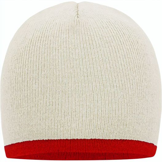 Produktabbildung Beanie with Contrasting Border - Enganliegende Strickmütze ohne Umschlag Beanie with Contrasting Border - Enganliegende Strickmütze ohne Umschlag (Bild 1)