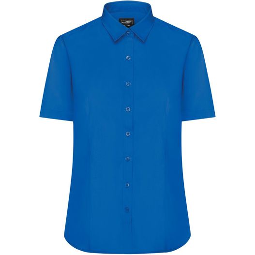 Ladies' Shirt Shortsleeve Poplin - Klassisches Shirt aus pflegeleichtem Mischgewebe (Bild 1)