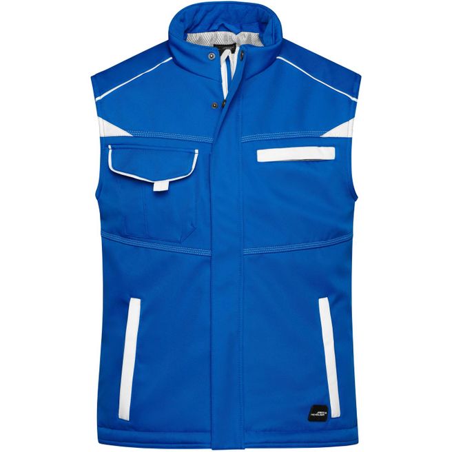 Workwear Softshell Padded Vest - COLOR - - Funktionelle Softshellweste mit warmem Innenfutter