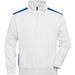 Workwear Half-Zip Sweat - COLOR - - Sweatshirt mit Stehkragen, Reißverschluss und Kontrasteinsätzen