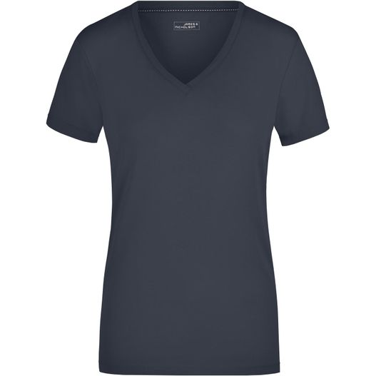 Ladies' Stretch V-T - T-Shirt aus weichem Elastic-Single-Jersey (Bild 1)