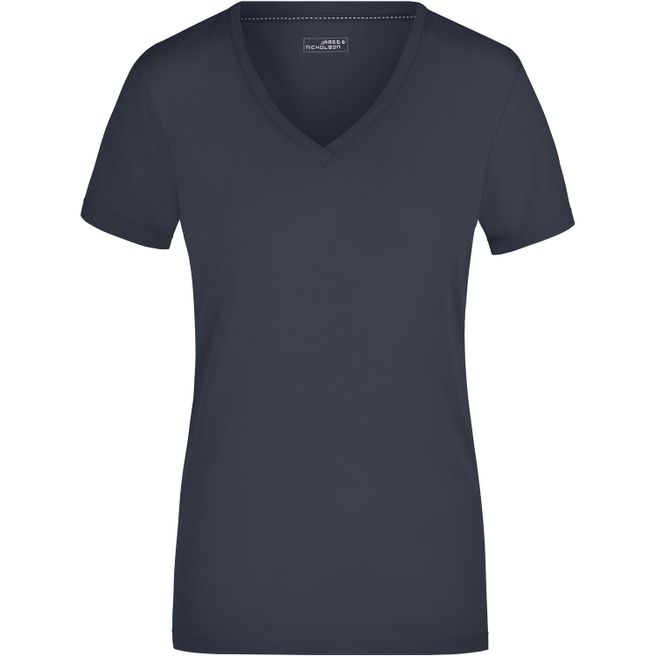 Produktabbildung Ladies' Stretch V-T - T-Shirt aus weichem Elastic-Single-Jersey Ladies' Stretch V-T - T-Shirt aus weichem Elastic-Single-Jersey