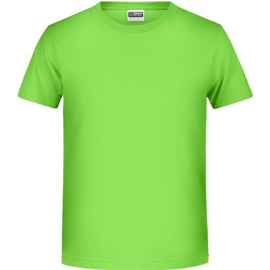 Boys' Basic-T - T-Shirt für Kinder in klassischer Form (Bild 1)