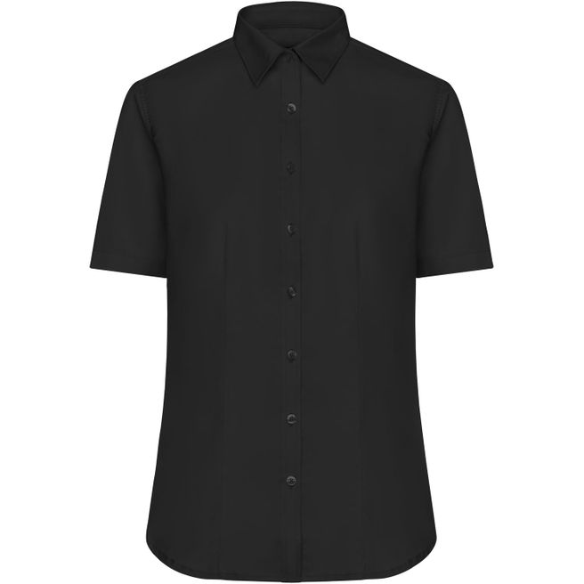 Ladies' Shirt Shortsleeve Micro-Twill - Klassisches Shirt in pflegeleichter Baumwollqualität