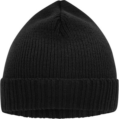 Produktabbildung Basic Knitted Beanie - Promotion Strickmütze mit Umschlag Basic Knitted Beanie - Promotion Strickmütze mit Umschlag