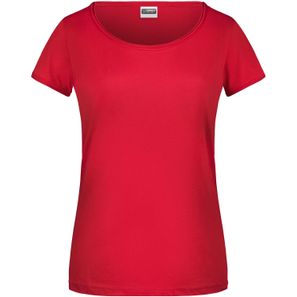 Ladies'-T - T-Shirt mit trendigem Rollsaum