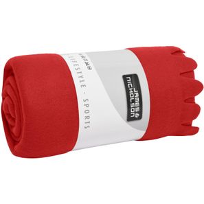 Fleece Blanket - Fleecedecke mit abgerundeten Fransen