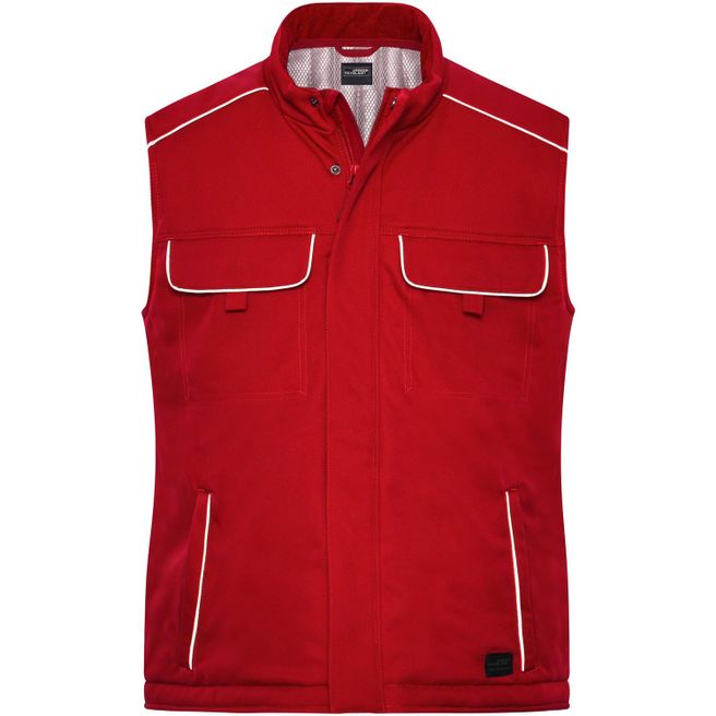 Workwear Softshell Padded Vest - SOLID - - Professionelle Softshellweste mit warmem Innenfutter und hochwertigen Details im cleanen Look