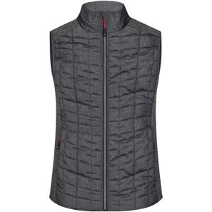 Ladies' Knitted Hybrid Vest - Weste im stylischen Materialmix