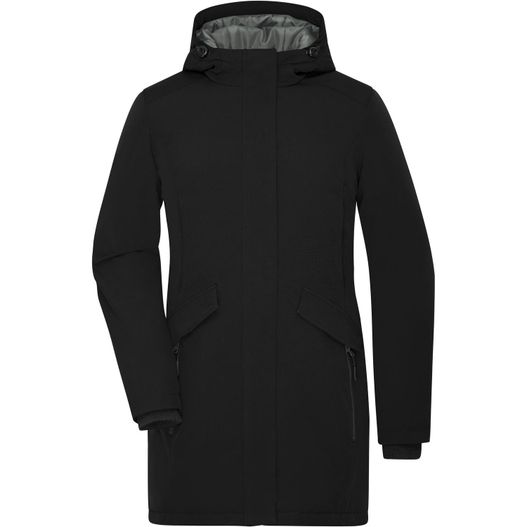 Ladies' Business Parka - Klassischer, wattierter Parka mit angeschnittener Kapuze (Bild 1)