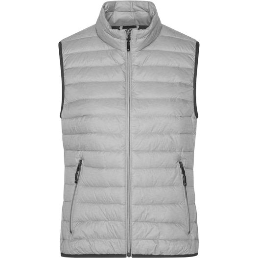 eine graue weste mit reißverschluss Ladies' Down Vest - Leichte Daunenweste im klassischen Design (Bild 1)