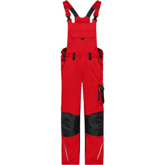 Workwear Pants with Bib - STRONG - - Spezialisierte Latzhose mit funktionellen Details und flexibel einstellbarem, elastischen Bund (Bild 1)