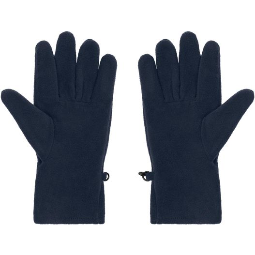 ein paar schwarzer handschuhe auf weißem hintergrund Microfleece Gloves - Wärmende Fleece Handschuhe für Damen und Herren (Bild 1)