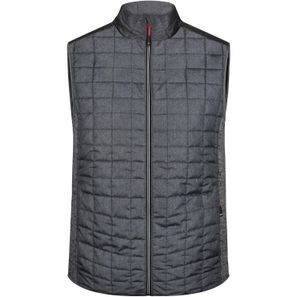 Men's Knitted Hybrid Vest - Weste im stylischen Materialmix