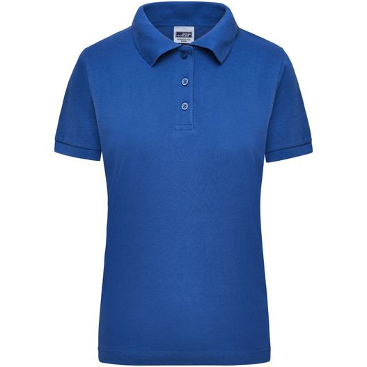 ein frauenblaues poloshirt Workwear Polo Women - Strapazierfähiges klassisches Poloshirt (Bild 1)