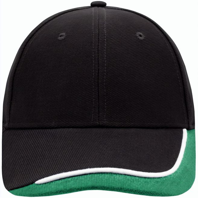 Half-Pipe Sandwich Cap - 6 Panel Cap mit extravaganter, dreifarbiger Sandwich-Lösung