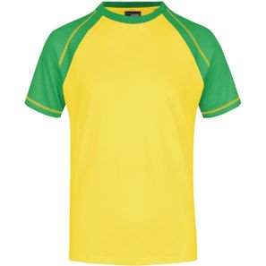 Men's Raglan-T - T-Shirt in sportlicher, zweifarbiger Optik
