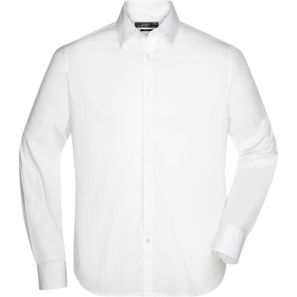 Men's Shirt Slim Fit Long - Modisch tailliertes Cityhemd und Damenbluse