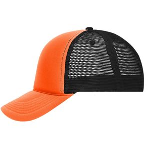 5 Panel Retro Mesh Cap - 5 Panel Cap mit retrogetreuer Zierkordel über dem Schild