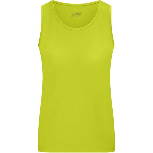 ein frauen tanktop in hellgelb Ladies' Active Tanktop - Funktionstop für Freizeit und Sport (Bild 1)