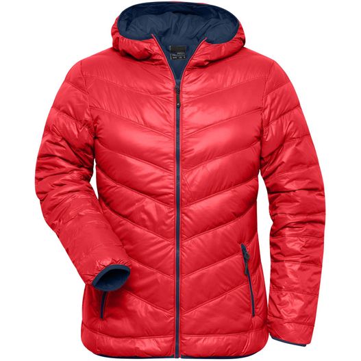 Ladies' Down Jacket - Ultraleichte Daunenjacke mit Kapuze in sportlichem Style (Bild 1)