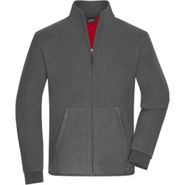Men's Bonded Fleece Jacket - Fleecejacke mit kontrastfarbiger Innenseite