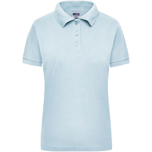 ein hellblaues poloshirt für frauen Workwear Polo Women - Strapazierfähiges klassisches Poloshirt (Bild 1)