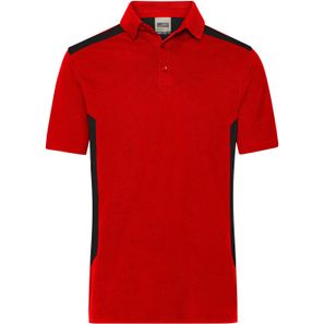 Men's Workwear Polo - STRONG - - Strapazierfähiges und pflegeleichtes Polo mit Kontrasteinsätzen