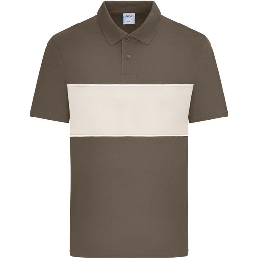 Polo colour-block UNISEX - Unisex Poloshirt mit Kontrasteinsatz (Bild 1)