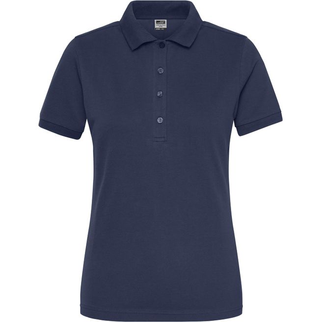 Ladies' BIO Stretch-Polo Work - SOLID - - Polo aus weichem Elastic-Piqué