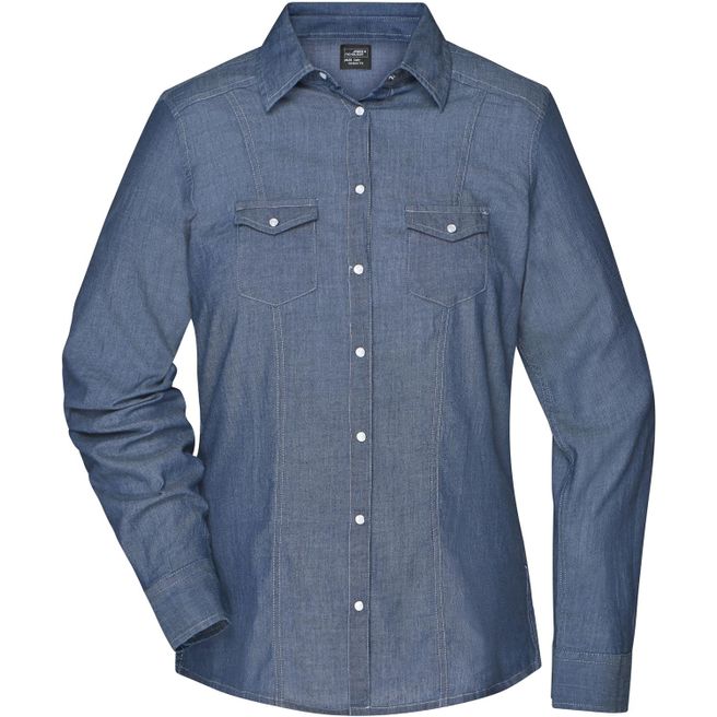 Ladies' Denim Blouse - Trendige Jeansbluse
