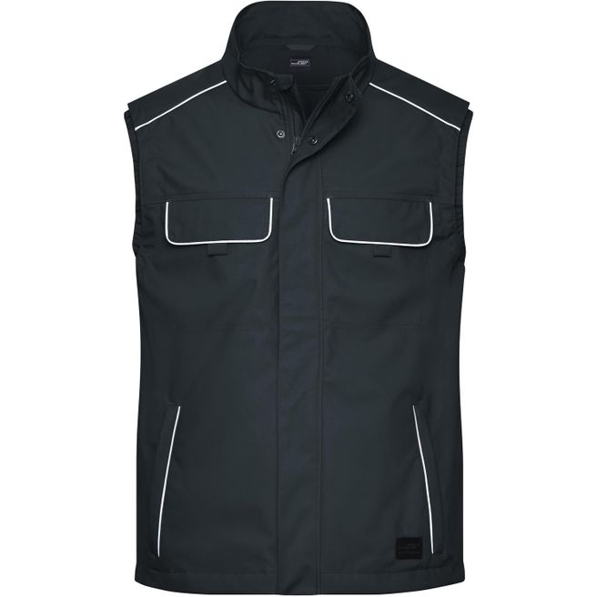 Workwear Softshell Light Vest - SOLID - - Professionelle, leichte Softshellweste im cleanen Look mit hochwertigen Details