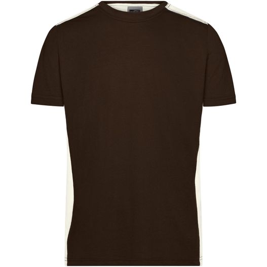 Men's Workwear T-Shirt - COLOR - - Strapazierfähiges und pflegeleichtes T-Shirt mit Kontrasteinsätzen (Bild 1)