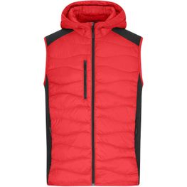 Produktabbildung Men's Hybrid Vest - Sportliche Weste mit Kapuze im attraktiven Materialmix Men's Hybrid Vest - Sportliche Weste mit Kapuze im attraktiven Materialmix