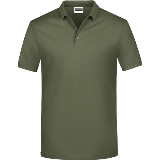 ein grünes poloshirt mit kragen Promo Polo Man - Klassisches Poloshirt (Bild 1)